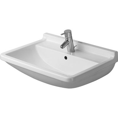 Duravit Starck 3 0300550000 umywalka 55x43 cm prostokątna ścienna biała