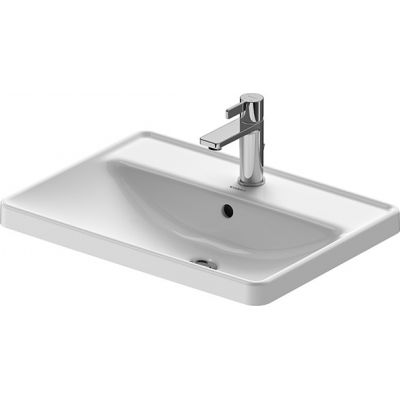 Duravit D-Neo 0357600027 umywalka 60x44 cm prostokątna wpuszczana biała