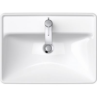 Duravit D-Neo 0357600027 umywalka 60x44 cm prostokątna wpuszczana biała