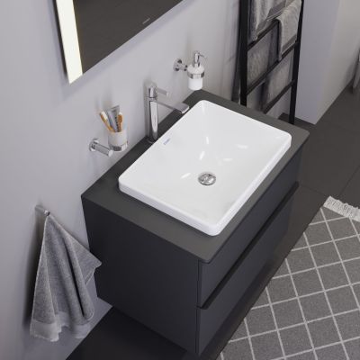 Duravit D-Neo 0358600079 umywalka 60x44 cm prostokątna wpuszczana biała