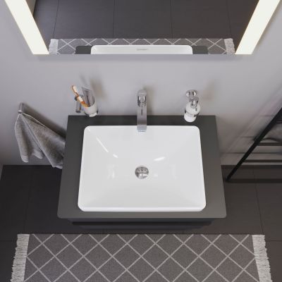 Duravit D-Neo 0358600079 umywalka 60x44 cm prostokątna wpuszczana biała
