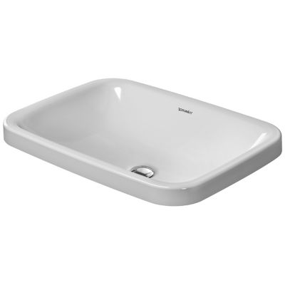 Duravit DuraStyle 0372600000 umywalka 60x43 cm prostokątna wpuszczana biała