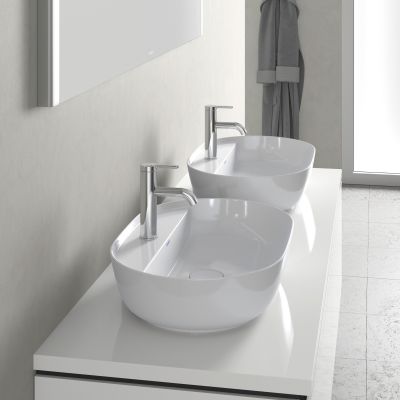 Duravit Luv 0380600000 umywalka 60x40 cm owalna nablatowa biała