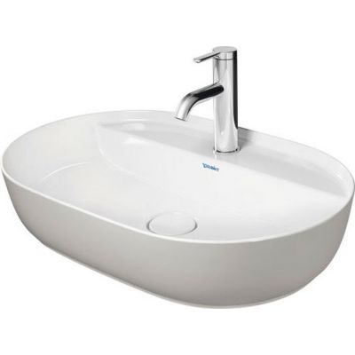 Duravit Luv 0380602300 umywalka 60x40 cm owalna nablatowa biała-szary/kamień