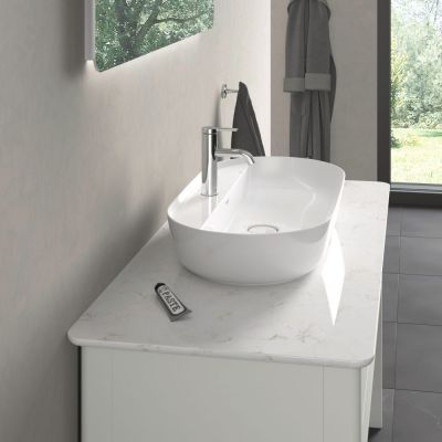 Duravit Luv 0380800000 umywalka 80x40 cm owalna nablatowa biała