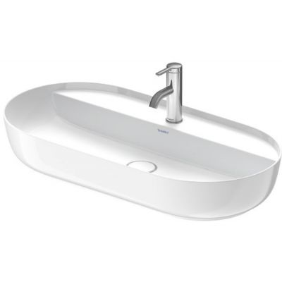 Duravit Luv 0380802600 umywalka 80x40 cm owalna nablatowa dwukolorowa