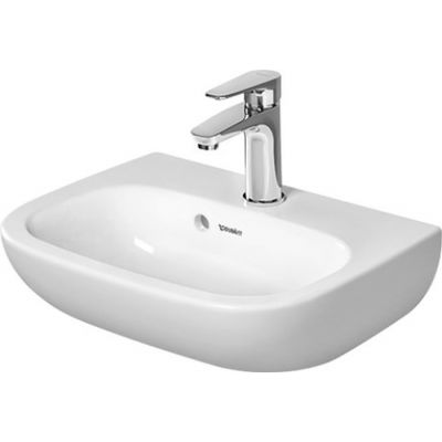 Duravit D-Code 07054500002 umywalka 45x34 cm półokrągła ścienna biała