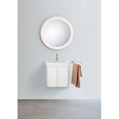 Duravit Happy D.2 0710500000 umywalka 50x36 cm półokrągła meblowa biała