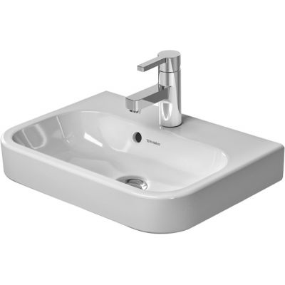 Duravit Happy D.2 07105000001 umywalka 50x36 cm półokrągła meblowa biała