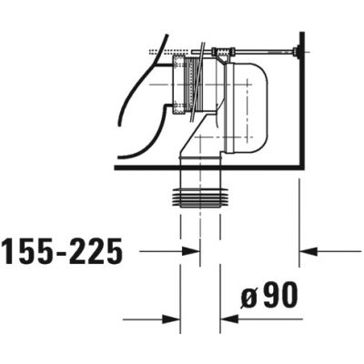 Duravit D-Neo 2002090000 miska kompakt wc