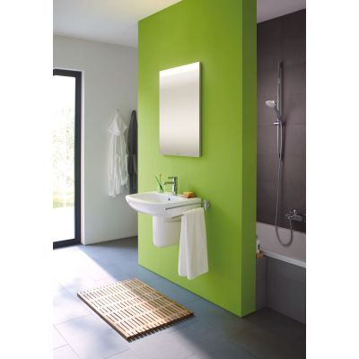 Duravit D-Code 23106000002 umywalka 60x46 cm półokrągła ścienna biała