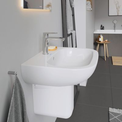 Duravit D-Code 23106000002 umywalka 60x46 cm półokrągła ścienna biała