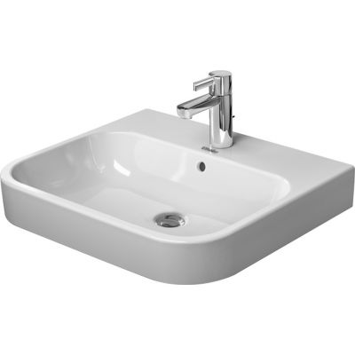Duravit Happy D.2 2318600027 umywalka 60x50.5 cm prostokątna ścienna-meblowa biała