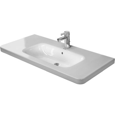 Duravit DuraStyle 2320100000 umywalka 100x48 cm prostokątna ścienna-meblowa-z blatem biała