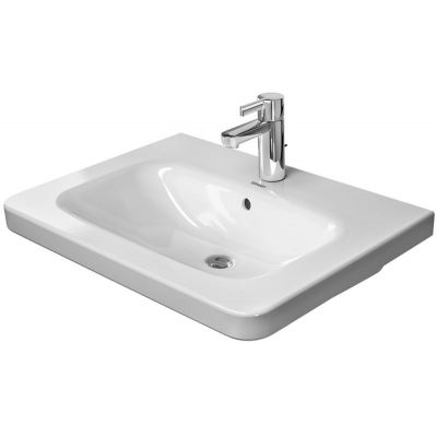 Duravit DuraStyle 2320650000 umywalka 65x48 cm prostokątna ścienna-meblowa biała