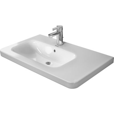 Duravit DuraStyle 2325800000 umywalka 80x48 cm prostokątna ścienna-meblowa-z blatem biała