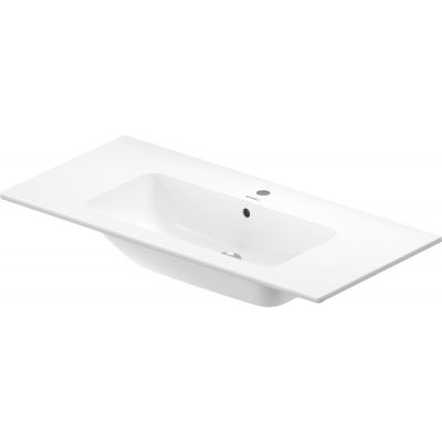 Duravit ME by Starck 2336120060 umywalka 123x49 cm prostokątna ścienna-meblowa-z blatem biała