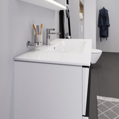 Duravit ME by Starck 2336100000 umywalka 103x49 cm prostokątna ścienna-meblowa-z blatem biała