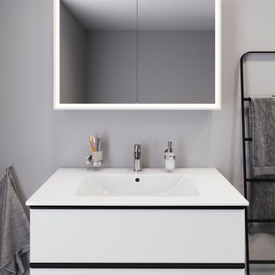 Duravit ME by Starck 2336100000 umywalka 103x49 cm prostokątna ścienna-meblowa-z blatem biała