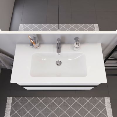 Duravit ME by Starck 2336100000 umywalka 103x49 cm prostokątna ścienna-meblowa-z blatem biała