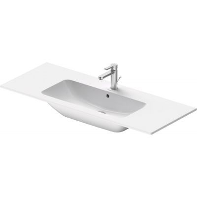 Duravit ME by Starck 2336120060 umywalka 123x49 cm prostokątna ścienna-meblowa-z blatem biała