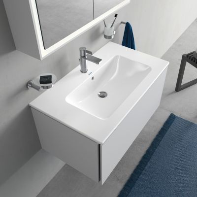 Duravit ME by Starck 23368300001 umywalka 83x49 cm prostokątna ścienna-meblowa biała