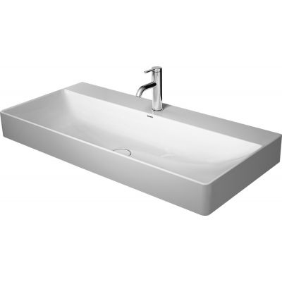 Duravit DuraSquare 2353100071 umywalka 100x47 cm prostokątna ścienna-meblowa biała