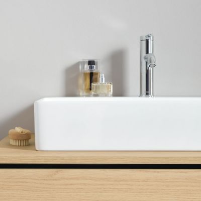 Duravit DuraSquare 2354600041 umywalka 60x47 cm prostokątna nablatowa biała