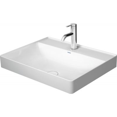 Duravit DuraSquare 2354600041 umywalka 60x47 cm prostokątna nablatowa biała