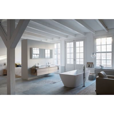 Duravit DuraSquare 2354600041 umywalka 60x47 cm prostokątna nablatowa biała