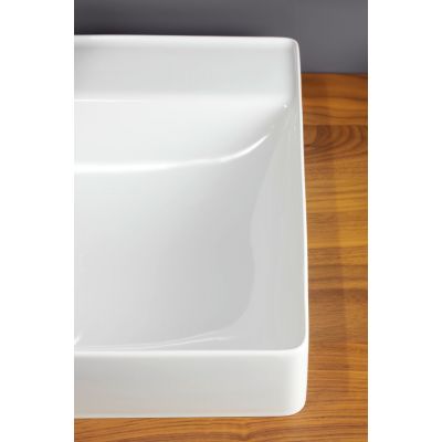 Duravit DuraSquare 2354600041 umywalka 60x47 cm prostokątna nablatowa biała