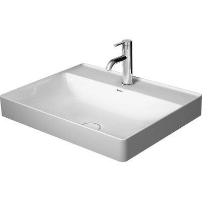 Duravit DuraSquare 23546000411 umywalka 60x47 cm prostokątna nablatowa biała