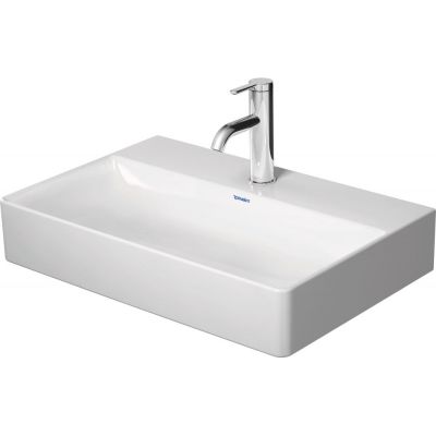 Duravit DuraSquare 2356600071 umywalka 60x40 cm prostokątna ścienna-meblowa biała