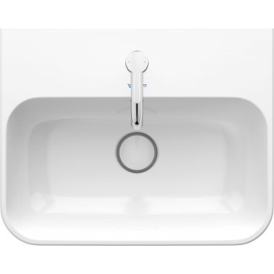 Duravit Happy D.2 Plus 2360500000 umywalka 50x40 cm prostokątna nablatowa biała