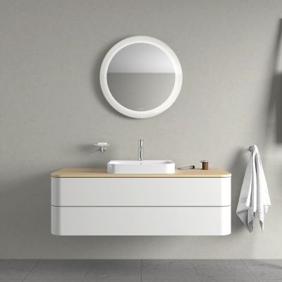 Duravit Happy D.2 Plus 2360500000 umywalka 50x40 cm prostokątna nablatowa biała