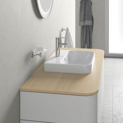 Duravit Happy D.2 Plus 2360500000 umywalka 50x40 cm prostokątna nablatowa biała