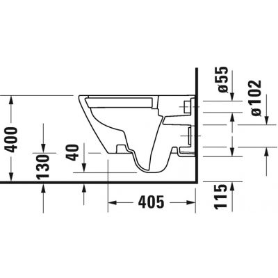 Duravit D-Neo 2578090000 miska wc