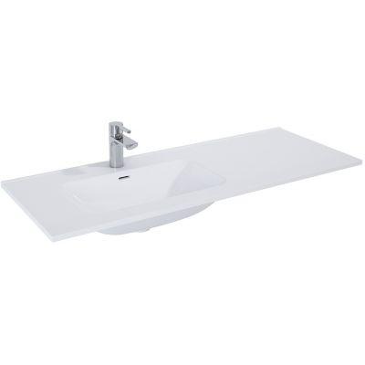 Elita Skappa RE041204168060 umywalka 121x46.4 cm prostokątna meblowa-z blatem biała