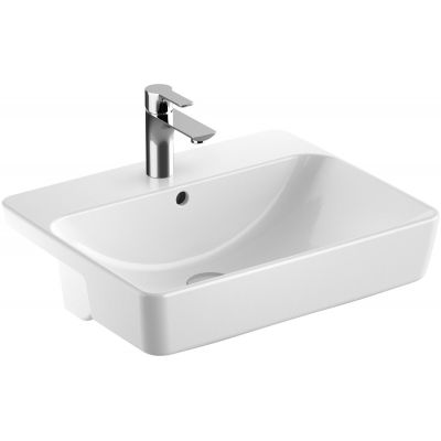 Geberit Variform 500681011 umywalka 55x45 cm prostokątna wpuszczana biała