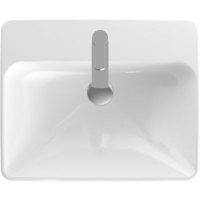 Geberit Variform 500681011 umywalka 55x45 cm prostokątna wpuszczana biała