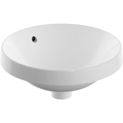 Geberit Variform 500701002 umywalka 40x40 cm okrągła wpuszczana biała