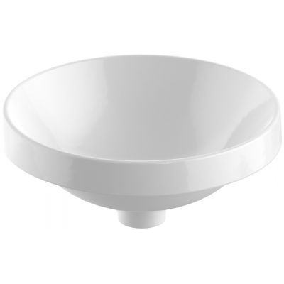 Geberit Variform 500703002 umywalka 40x40 cm okrągła wpuszczana biała