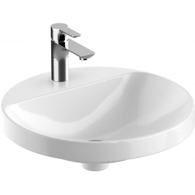 Geberit Variform 500706002 umywalka 48x48 cm okrągła wpuszczana biała