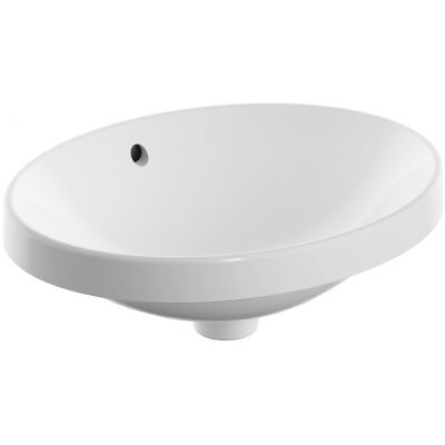 Geberit Variform 500709002 umywalka 50x40 cm owalna wpuszczana biała