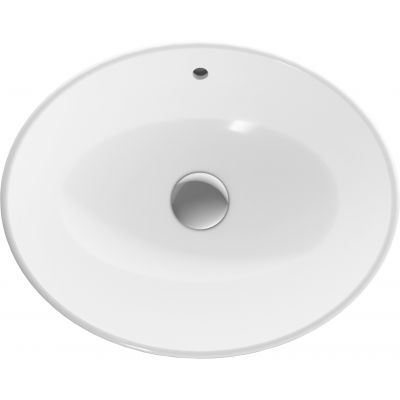 Geberit Variform 500709002 umywalka 50x40 cm owalna wpuszczana biała