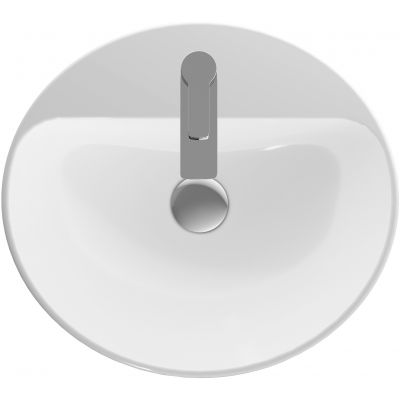 Geberit Variform 500712002 umywalka 50x45 cm owalna wpuszczana biała