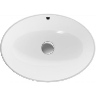 Geberit Variform 500717002 umywalka 55x40 cm owalna wpuszczana biała