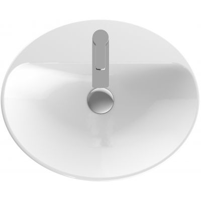 Geberit Variform 500723012 umywalka 55x45 cm owalna wpuszczana biała