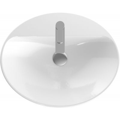 Geberit Variform 500726002 umywalka 60x48 cm owalna wpuszczana biała