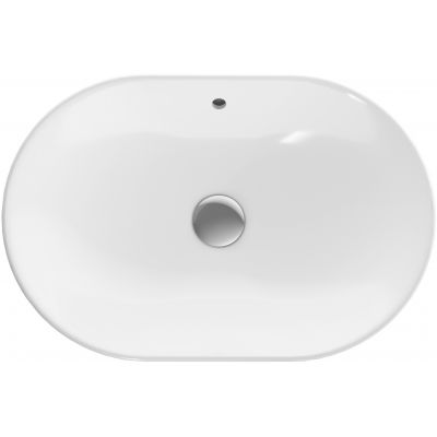 Geberit Variform 500728002 umywalka 60x40 cm owalna wpuszczana biała